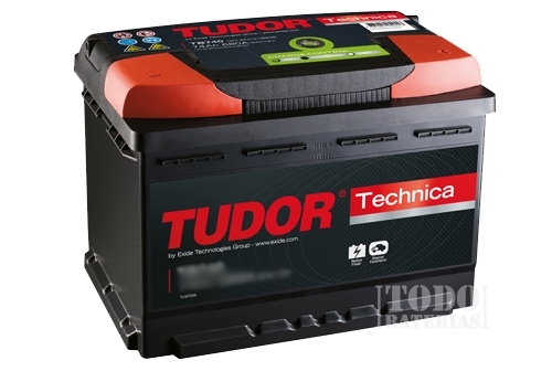 Batería Tudor Technica TB740 12V 74Ah 680A