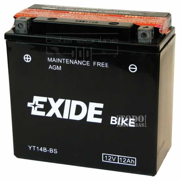 BATERIAS MOTO EXIDE LIBRE DE MANTENIMIENTO