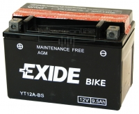 EXIDE MOTO AGM ET12A-BS 12V 9,5Ah MAINT.FREE