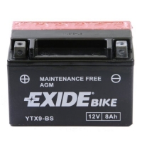 EXIDE MOTO AGM ETX9-BS 12V 8Ah MAINT.FREE